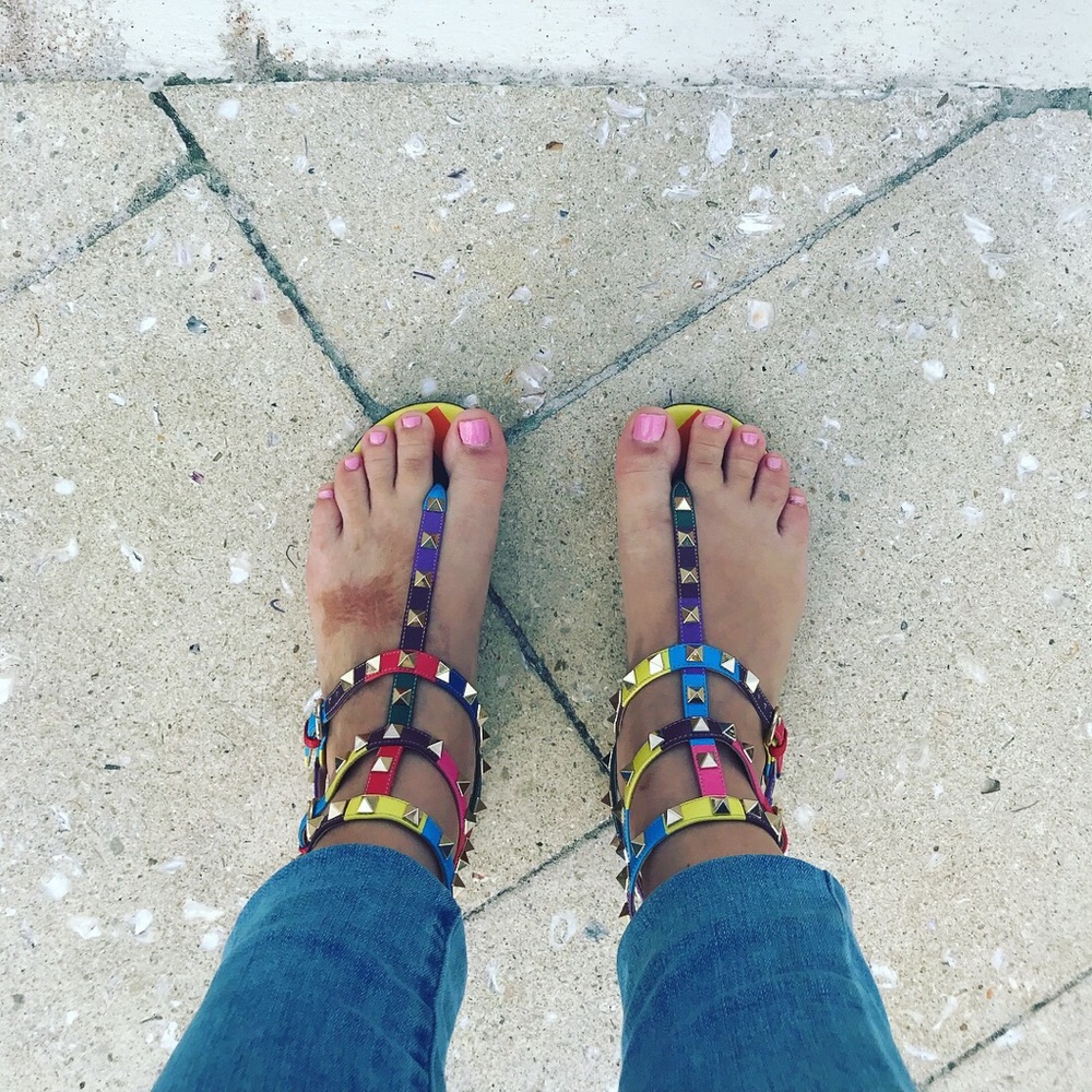 ๐ Sold ๐ Authentic Valentino Rockstud sandals - Picture 6 of 6